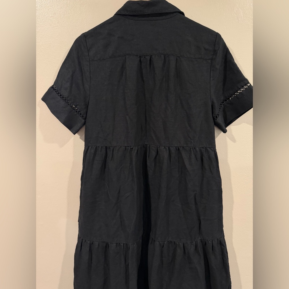 Chico's Black Button-Down Dress Size Medium Great Condition - Picture 6 of 15